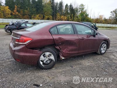 Trzecie zdjęcie samochodu z tyłu: 2015 HONDA CIVIC LX VIN:19XFB2F56FE078625 - miniatura