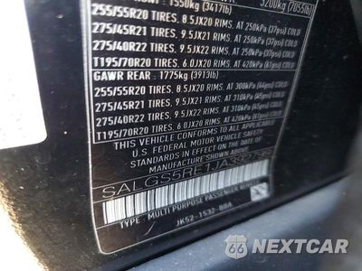 Zdjęcie 13 z 13 samochodu: 2018 LAND ROVER RANGE ROVER SUPERCHARGED VIN:SALGS5RE1JA392799 - miniatura