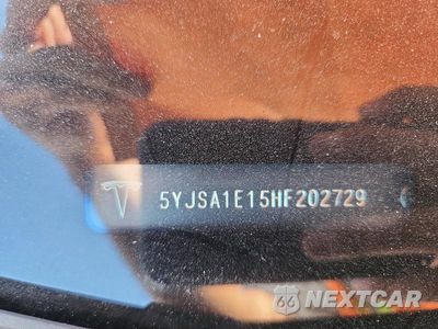 Zdjęcie 12 z 12 samochodu: 2017 TESLA MODEL S VIN:5YJSA1E15HF202729 - miniatura