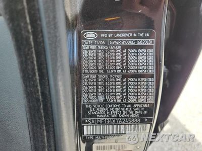 Zdjęcie 13 z 13 samochodu: 2007 LAND ROVER RANGE ROVER SUPERCHARGED VIN:SALMF134X7A245888 - miniatura