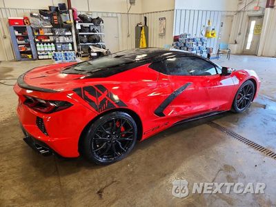 Trzecie zdjęcie samochodu z tyłu: 2024 CHEVROLET CORVETTE STINGRAY 1LT VIN:1G1YA2D40R5116347 - miniatura