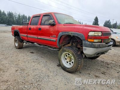 Czwarte zdjęcie samochodu z boku: 2001 CHEVROLET SILVERADO K2500 HEAVY DUTY VIN:1GCHK23111F185672 - miniatura