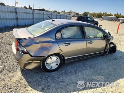 Trzecie zdjęcie samochodu z tyłu: 2008 HONDA CIVIC HYBRID VIN:JHMFA36228S014272 - miniatura
