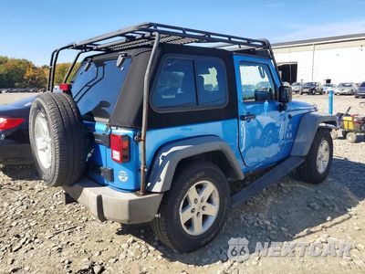 Trzecie zdjęcie samochodu z tyłu: 2009 JEEP WRANGLER X VIN:1J4FA24199L785081 - miniatura