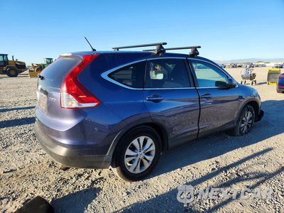 Trzecie zdjęcie samochodu z tyłu: 2013 HONDA CR-V EX VIN:5J6RM4H53DL015464 - miniatura