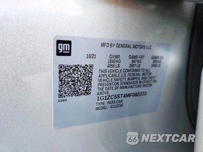 Zdjęcie 13 z 13 samochodu: 2021 CHEVROLET MALIBU LS VIN:1G1ZC5ST4MF082233 - miniatura