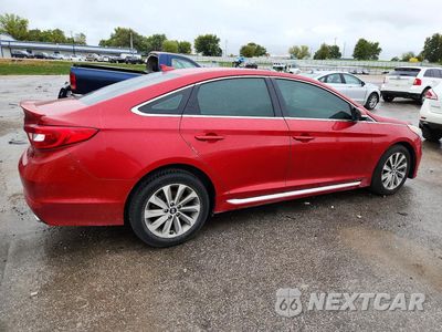 Trzecie zdjęcie samochodu z tyłu: 2017 HYUNDAI SONATA SPORT VIN:5NPE34AF0HH581232 - miniatura