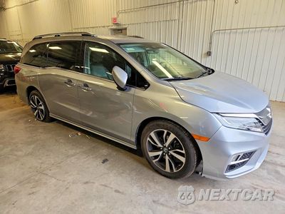 Czwarte zdjęcie samochodu z boku: 2018 HONDA ODYSSEY ELITE VIN:5FNRL6H95JB072724 - miniatura