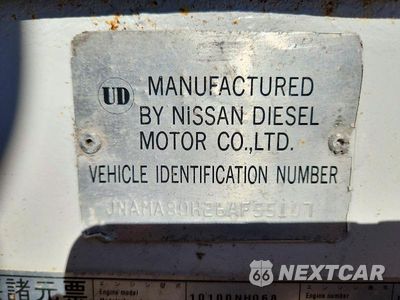 Zdjęcie 13 z 13 samochodu: 2006 NISSAN DIESEL UD1800 VIN:JNAMA80H26AF55107 - miniatura