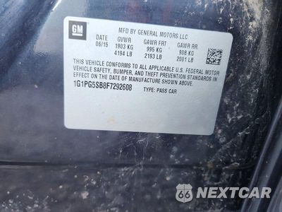 Zdjęcie 12 z 12 samochodu: 2015 CHEVROLET CRUZE LTZ VIN:1G1PG5SB8F7292608 - miniatura