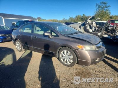 Czwarte zdjęcie samochodu z boku: 2009 HONDA CIVIC LX VIN:2HGFA16559H537876 - miniatura