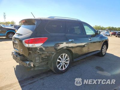 Trzecie zdjęcie samochodu z tyłu: 2014 NISSAN PATHFINDER SV VIN:5N1AR2MM0EC628810 - miniatura