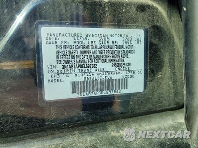 Zdjęcie 12 z 12 samochodu: 2014 NISSAN SENTRA S VIN:3N1AB7AP0EL697282 - miniatura