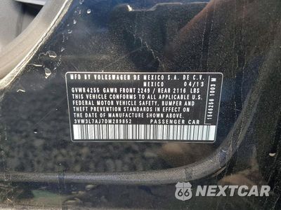 Zdjęcie 12 z 12 samochodu: 2013 VOLKSWAGEN JETTA TDI VIN:3VW3L7AJ7DM289852 - miniatura