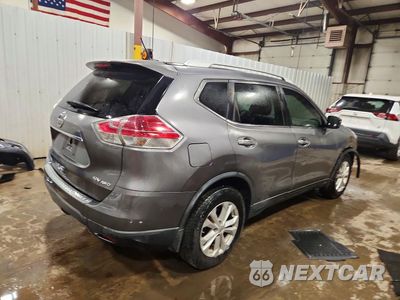 Trzecie zdjęcie samochodu z tyłu: 2015 NISSAN ROGUE SV VIN:KNMAT2MV8FP539267 - miniatura
