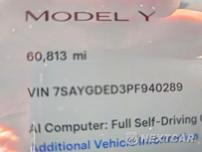 Zdjęcie 9 z 13 samochodu: 2023 TESLA MODEL Y VIN:7SAYGDED3PF940289 - miniatura