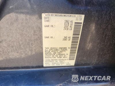 Zdjęcie 12 z 12 samochodu: 2019 NISSAN ALTIMA S VIN:1N4BL4BV4KN308669 - miniatura