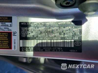 Zdjęcie 12 z 12 samochodu: 2016 TOYOTA CAMRY LE VIN:4T1BF1FK6GU168438 - miniatura