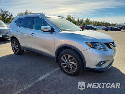 Czwarte zdjęcie samochodu z boku: 2016 NISSAN ROGUE SL VIN:5N1AT2MV7GC914327 - miniatura