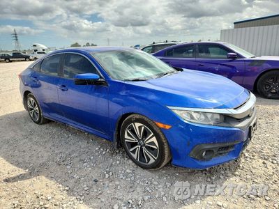 Czwarte zdjęcie samochodu z boku: 2017 HONDA CIVIC EX VIN:19XFC1F31HE020933 - miniatura