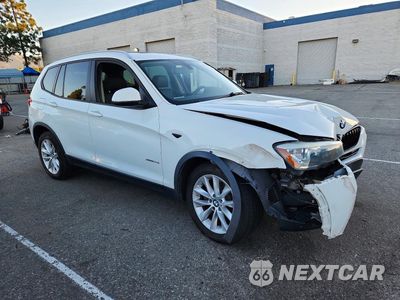 Czwarte zdjęcie samochodu z boku: 2015 BMW X3 XDRIVE28I VIN:5UXWX9C5XF0D51008 - miniatura