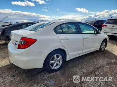 Trzecie zdjęcie samochodu z tyłu: 2012 HONDA CIVIC NATURAL GAS VIN:19XFB5F57CE000299 - miniatura