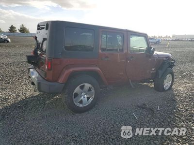 Trzecie zdjęcie samochodu z tyłu: 2009 JEEP WRANGLER UNLIMITED SAHARA VIN:1J4GA59169L767054 - miniatura