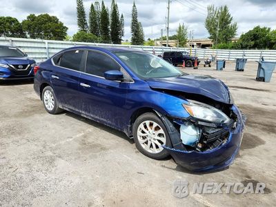 Czwarte zdjęcie samochodu z boku: 2019 NISSAN SENTRA SV VIN:3N1AB7AP7KL602728 - miniatura