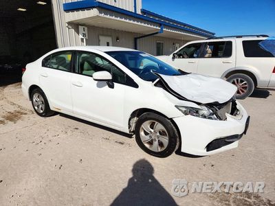 Czwarte zdjęcie samochodu z boku: 2014 HONDA CIVIC LX VIN:19XFB2F56EE254359 - miniatura