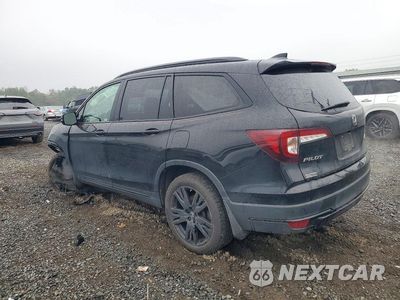 Drugie zdjęcie samochodu z przodu: 2021 HONDA PILOT BLACK VIN:5FNYF6H7XMB044603 - miniatura