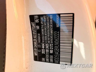 Zdjęcie 12 z 12 samochodu: 2020 MERCEDES-BENZ CLA 250 VIN:WDD5J4GB9LN062222 - miniatura