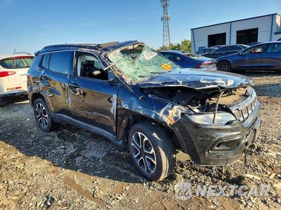 Czwarte zdjęcie samochodu z boku: 2022 JEEP COMPASS LIMITED VIN:3C4NJDCBXNT203740 - miniatura