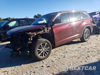 2018 TOYOTA HIGHLANDER XLE 5TDJZRFH7JS497316 - główne zdjęcie licytacji z USA - miniatura