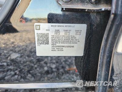 Zdjęcie 12 z 12 samochodu: 2019 CHEVROLET IMPALA PREMIER VIN:1G1105S39KU105245 - miniatura