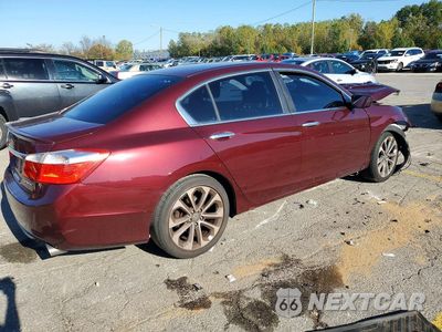 Trzecie zdjęcie samochodu z tyłu: 2014 HONDA ACCORD SPORT VIN:1HGCR2F59EA039755 - miniatura
