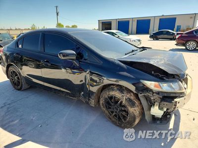 Czwarte zdjęcie samochodu z boku: 2014 HONDA CIVIC LX VIN:2HGFB2F51EH527715 - miniatura