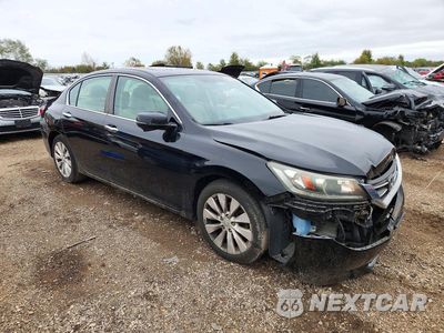 Czwarte zdjęcie samochodu z boku: 2014 HONDA ACCORD EX VIN:1HGCR2F70EA205520 - miniatura