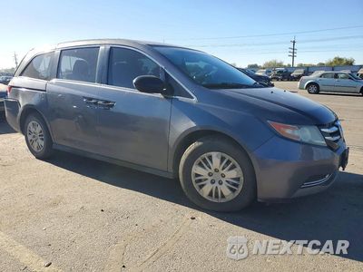 Czwarte zdjęcie samochodu z boku: 2015 HONDA ODYSSEY LX VIN:5FNRL5H27FB119191 - miniatura