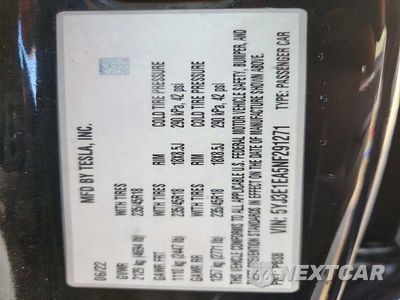 Zdjęcie 12 z 12 samochodu: 2022 TESLA MODEL 3 VIN:5YJ3E1EA5NF291271 - miniatura