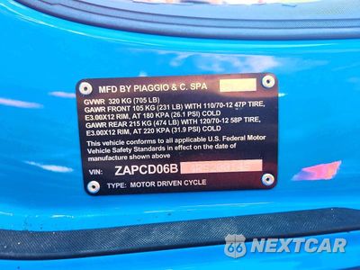 Zdjęcie 10 z 10 samochodu: 2024 VESPA PRIMAVERA/SPRINT 50 VIN:ZAPCD06B4R5200145 - miniatura