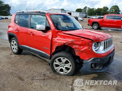 Czwarte zdjęcie samochodu z boku: 2016 JEEP RENEGADE LIMITED VIN:ZACCJBDT7GPD07051 - miniatura
