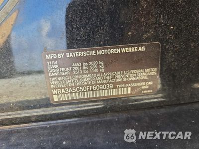 Zdjęcie 12 z 12 samochodu: 2015 BMW 328 I VIN:WBA3A5C50FF609039 - miniatura