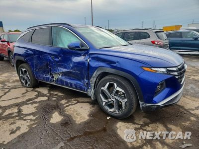 Czwarte zdjęcie samochodu z boku: 2024 HYUNDAI TUCSON SEL VIN:5NMJFCDE8RH325289 - miniatura