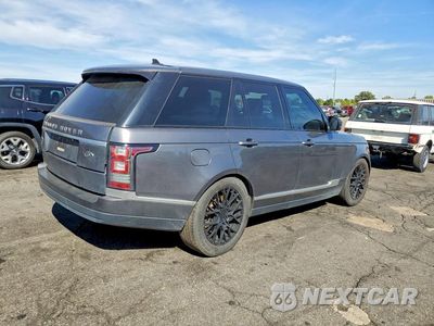 Trzecie zdjęcie samochodu z tyłu: 2016 LAND ROVER RANGE ROVER SUPERCHARGED VIN:SALGS2EF8GA289093 - miniatura