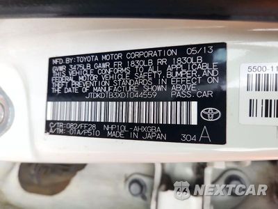 Zdjęcie 13 z 13 samochodu: 2013 TOYOTA PRIUS C THREE VIN:JTDKDTB3XD1044559 - miniatura