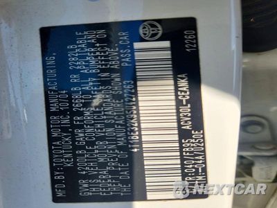 Zdjęcie 12 z 12 samochodu: 2005 TOYOTA CAMRY LE VIN:4T1BE32K95U427263 - miniatura