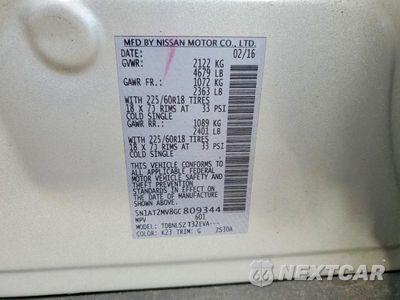 Zdjęcie 13 z 13 samochodu: 2016 NISSAN ROGUE SL VIN:5N1AT2MV8GC809344 - miniatura