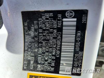 Zdjęcie 13 z 13 samochodu: 2016 TOYOTA CAMRY LE VIN:4T4BF1FK4GR528473 - miniatura