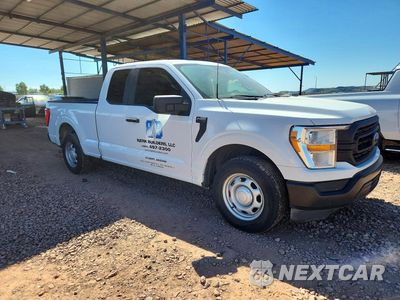 Czwarte zdjęcie samochodu z boku: 2021 FORD F150 SUPER CAB VIN:1FTEX1CBXMFB80546 - miniatura