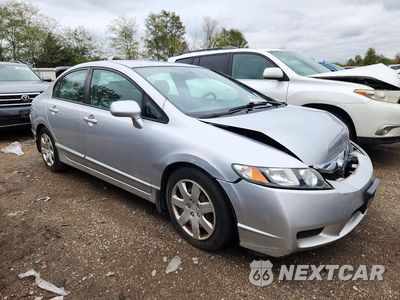 Czwarte zdjęcie samochodu z boku: 2011 HONDA CIVIC LX VIN:19XFA1F52BE010720 - miniatura
